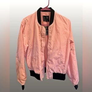 Light-weight Pink Bomber Jacket — NWT